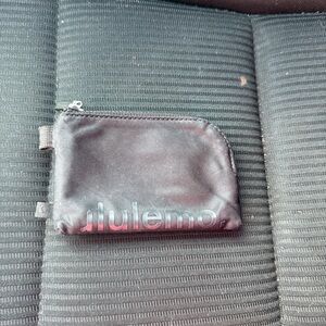 lululemon athletica Black  Zipper Wallet
